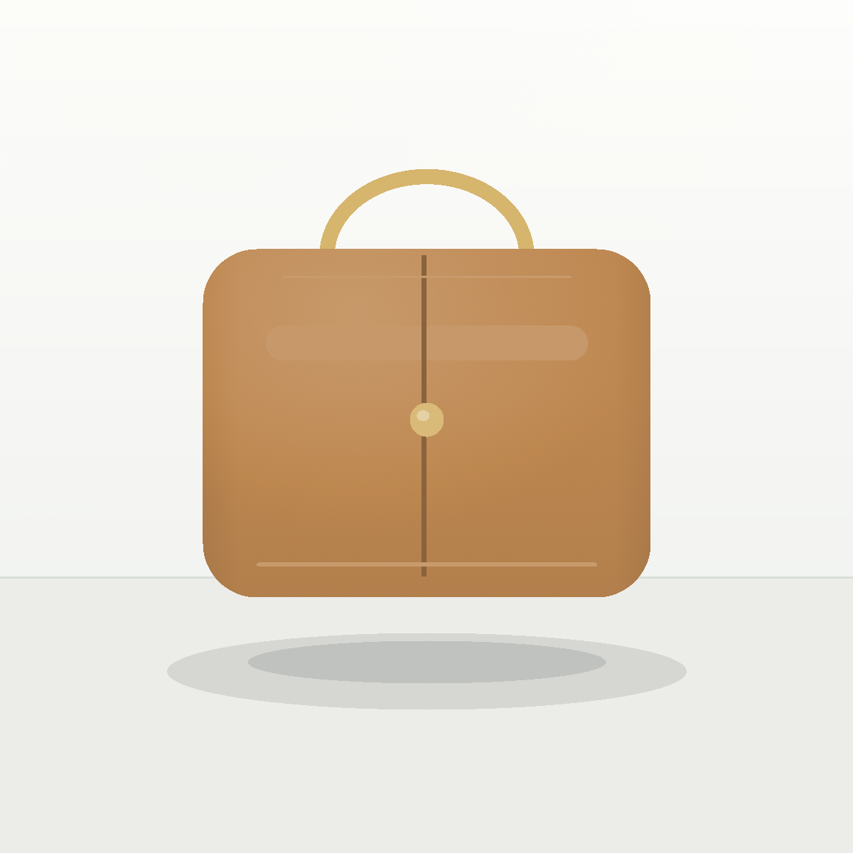 Velour House Camel Frame Bag