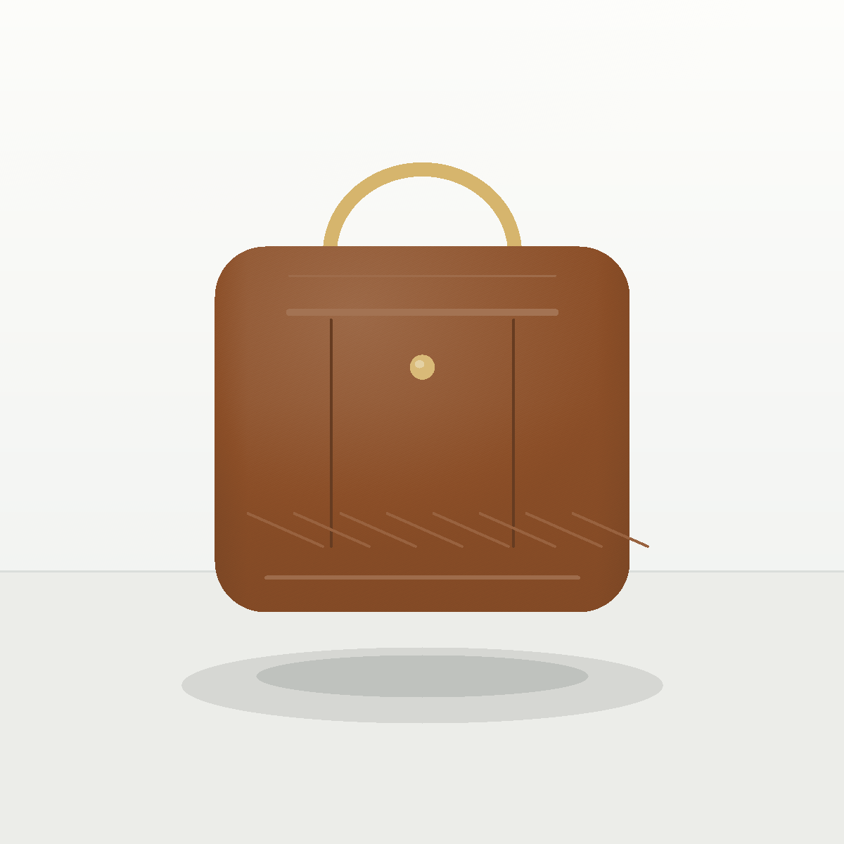 Maison Vela Cognac Bucket Bag