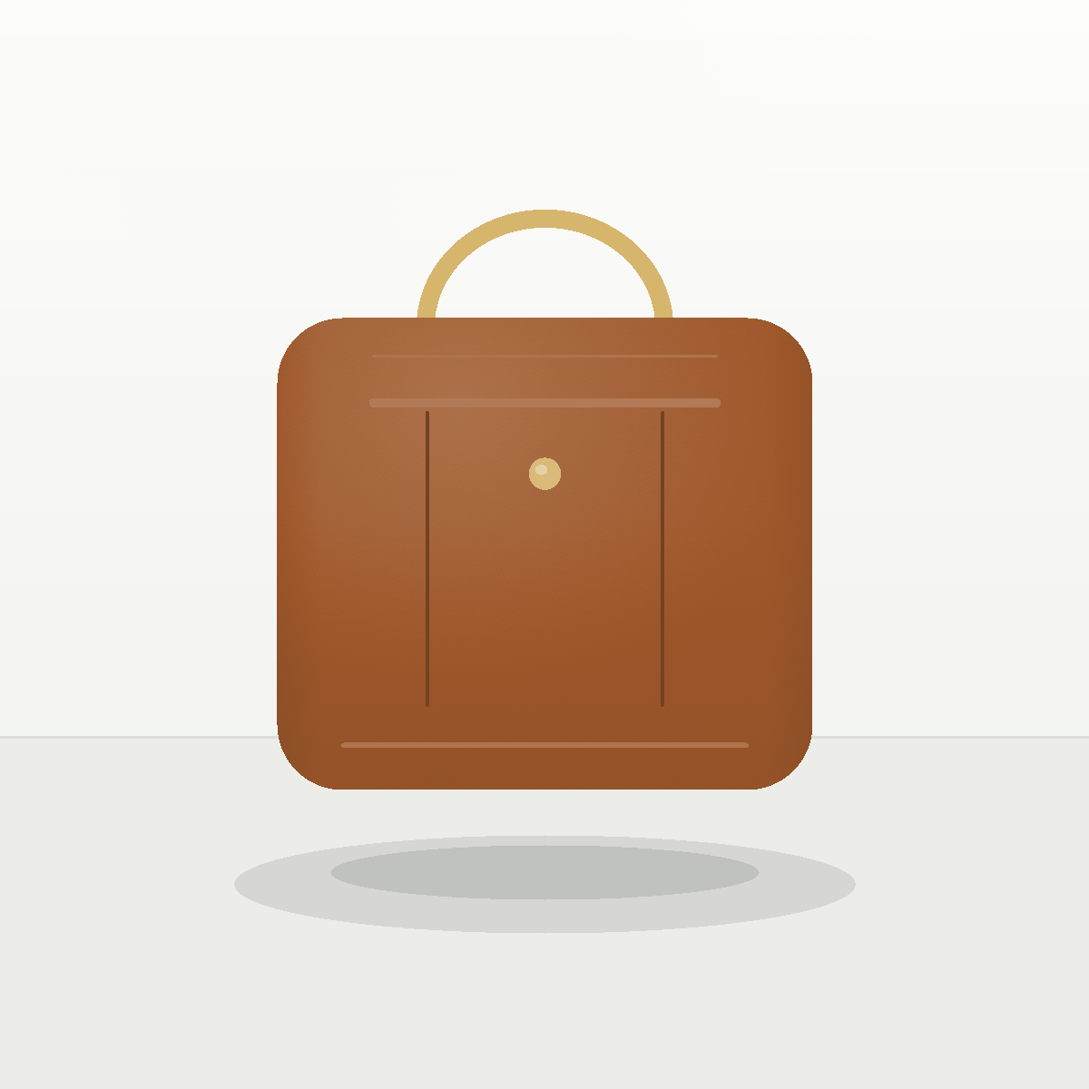 Maison Vela Cognac Bucket Bag
