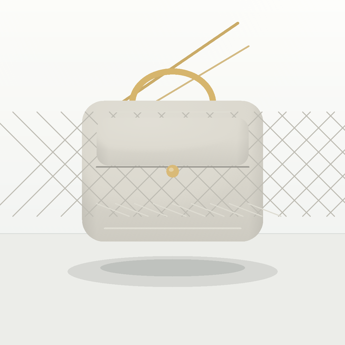 Elenora Mode Ivory Chain Shoulder