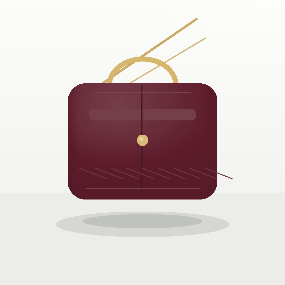 Marais Edit Oxblood Saddle Crossbody