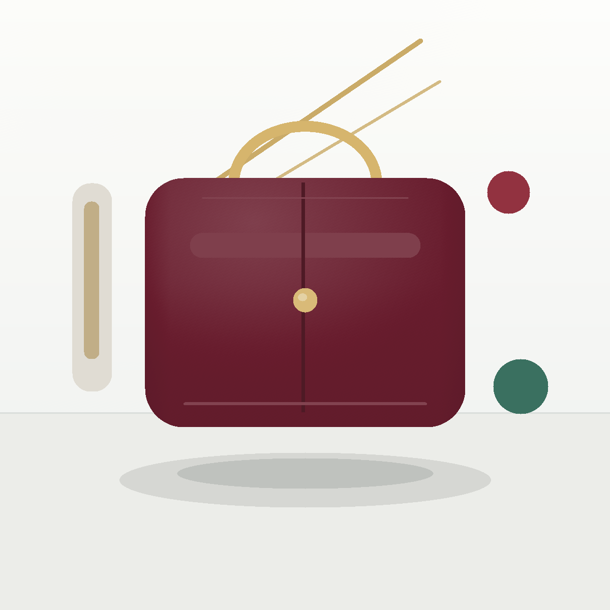 Marais Edit Oxblood Saddle Crossbody